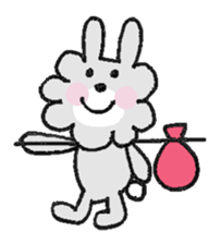 Daily fluffy rabbit vol.1 sticker #11526377