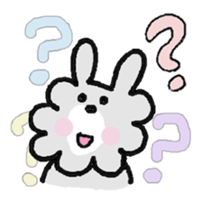 Daily fluffy rabbit vol.1 sticker #11526400