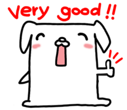 Pretty reaction Pug dog4 sticker #11527390