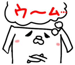 Pretty reaction Pug dog4 sticker #11527407