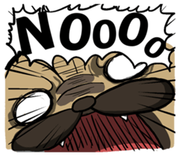 I receive indication to a dog sticker #11527453