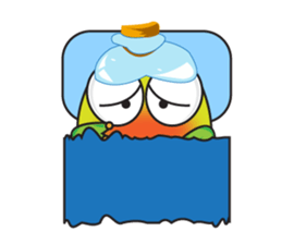 One of us: Mischievous Green Frog sticker #11527517