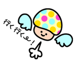 Pop mushrooms sticker #11527839