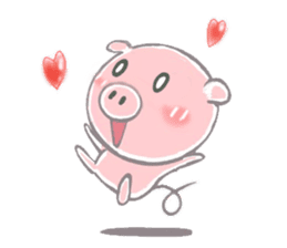 Stickers of piggy Summer of Japan sticker #11527980