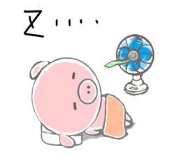 Stickers of piggy Summer of Japan sticker #11527982