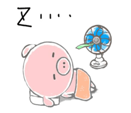 Stickers of piggy Summer of Japan sticker #11527982