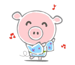 Stickers of piggy Summer of Japan sticker #11527986