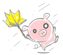 Stickers of piggy Summer of Japan sticker #11527992