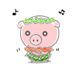 Stickers of piggy Summer of Japan sticker #11528008