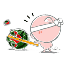 Stickers of piggy Summer of Japan sticker #11528009