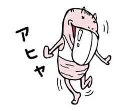 overbite mouse sticker #11528081