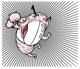 overbite mouse sticker #11528083