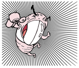 overbite mouse sticker #11528083