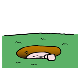 overbite mouse sticker #11528089