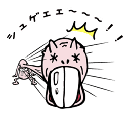 overbite mouse sticker #11528094