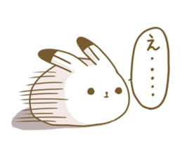 Talkative arctic hare sticker #11528347