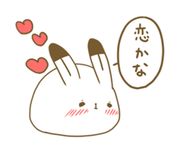 Talkative arctic hare sticker #11528350