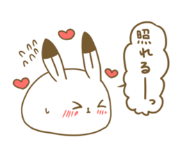 Talkative arctic hare sticker #11528371
