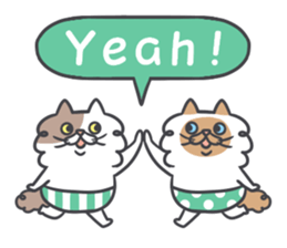 Shaggy cat 2 sticker #11528385