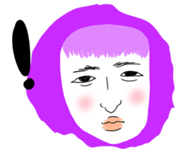 A lot of face sticker #11528659