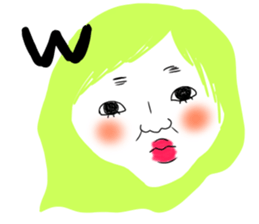 A lot of face sticker #11528660