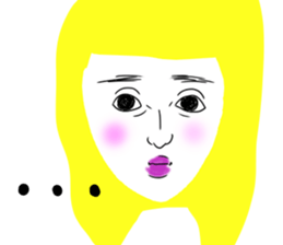 A lot of face sticker #11528663