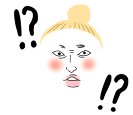 A lot of face sticker #11528669