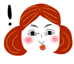 A lot of face sticker #11528674