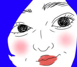 A lot of face sticker #11528676