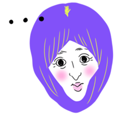 A lot of face sticker #11528681