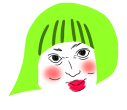 A lot of face sticker #11528684