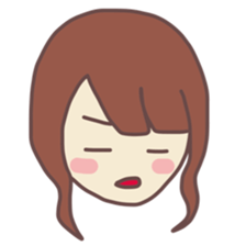 sticker of girl! sticker #11529140