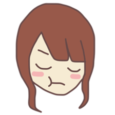 sticker of girl! sticker #11529141