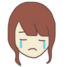 sticker of girl! sticker #11529145