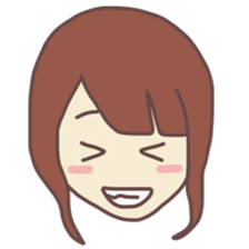 sticker of girl! sticker #11529146