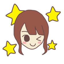 sticker of girl! sticker #11529150