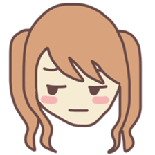 sticker of girl! sticker #11529154