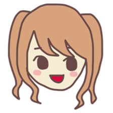 sticker of girl! sticker #11529155