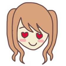 sticker of girl! sticker #11529156