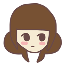 sticker of girl! sticker #11529159