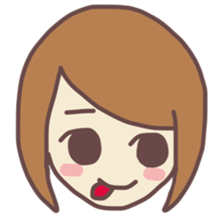 sticker of girl! sticker #11529162