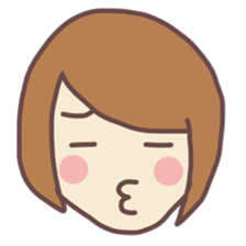 sticker of girl! sticker #11529165