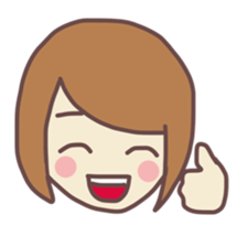 sticker of girl! sticker #11529168