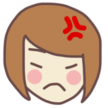 sticker of girl! sticker #11529169