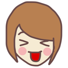 sticker of girl! sticker #11529170