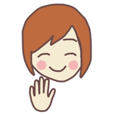 sticker of girl! sticker #11529171