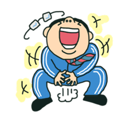 Fight salaryman sticker #11529270