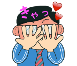 Fight salaryman sticker #11529273