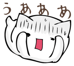 A cat is sometimes macho. sticker #11529537