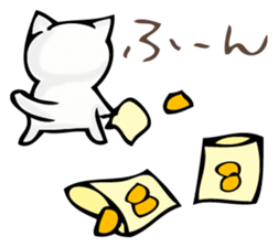 A cat is sometimes macho. sticker #11529550